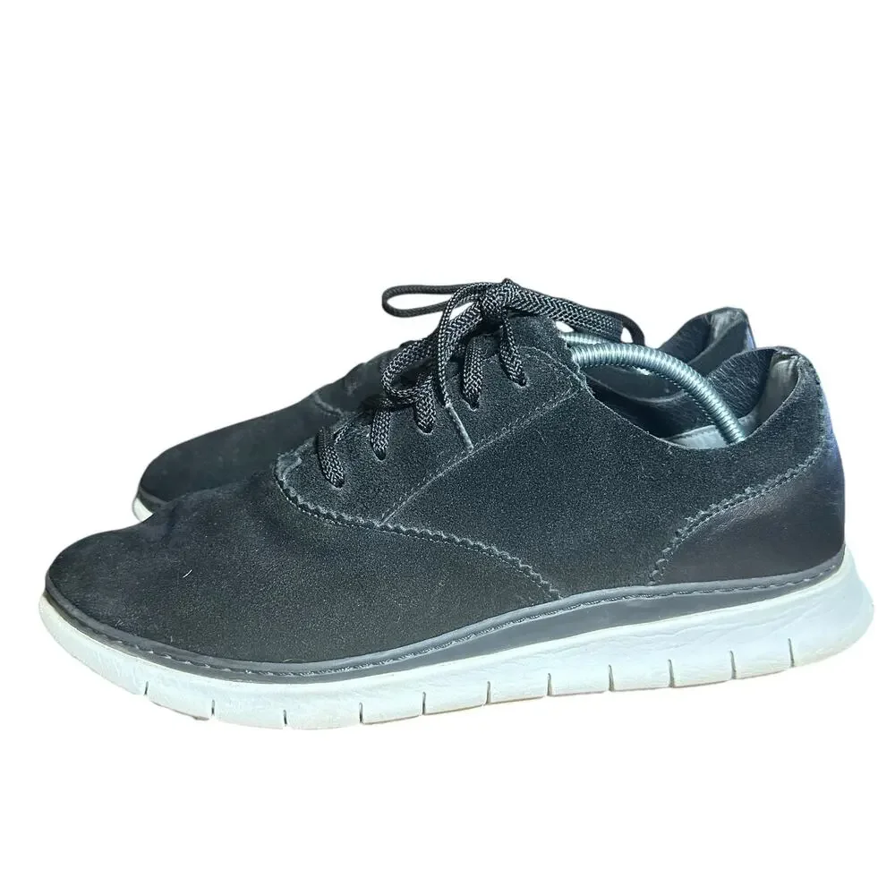 Vionic black suede Taylor Sneakers size 11 comfort support sporty